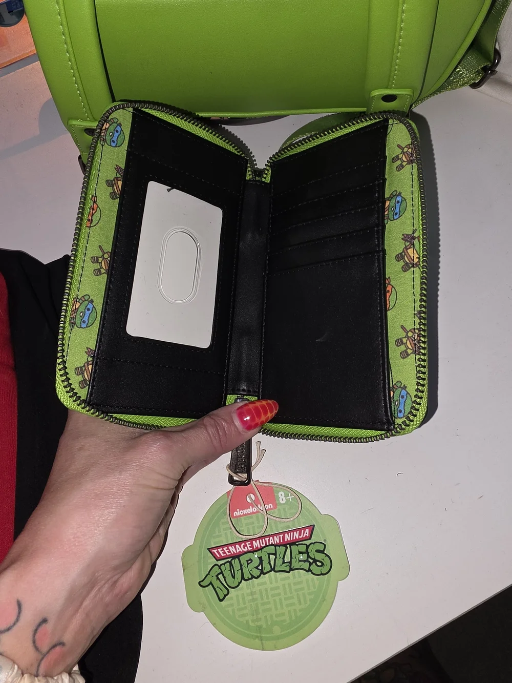 Loungefly Teenage Mutant Ninja Turtles Mini Backpack/Wallet Fangirl, fandom